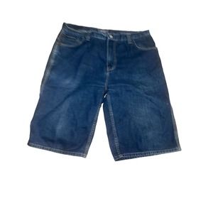 US Polo Assn. Men's Authentic Denim Carpenter Shorts Dark Wash (Size: 36 x 13.5)